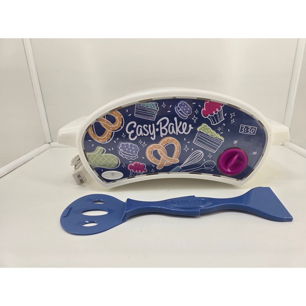 Hasbro Easy-Bake Ultimate Oven Toy 2021 White Blue Purple w/ Spatula